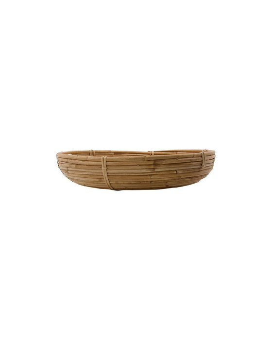 Rattan Schalen Fynn - Klein: Höhe: 6,5cm, Durchmesser: 32cm Groß: Höhe: 9,5cm, Durchmesser: 40cm